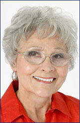 smiling elderly woman